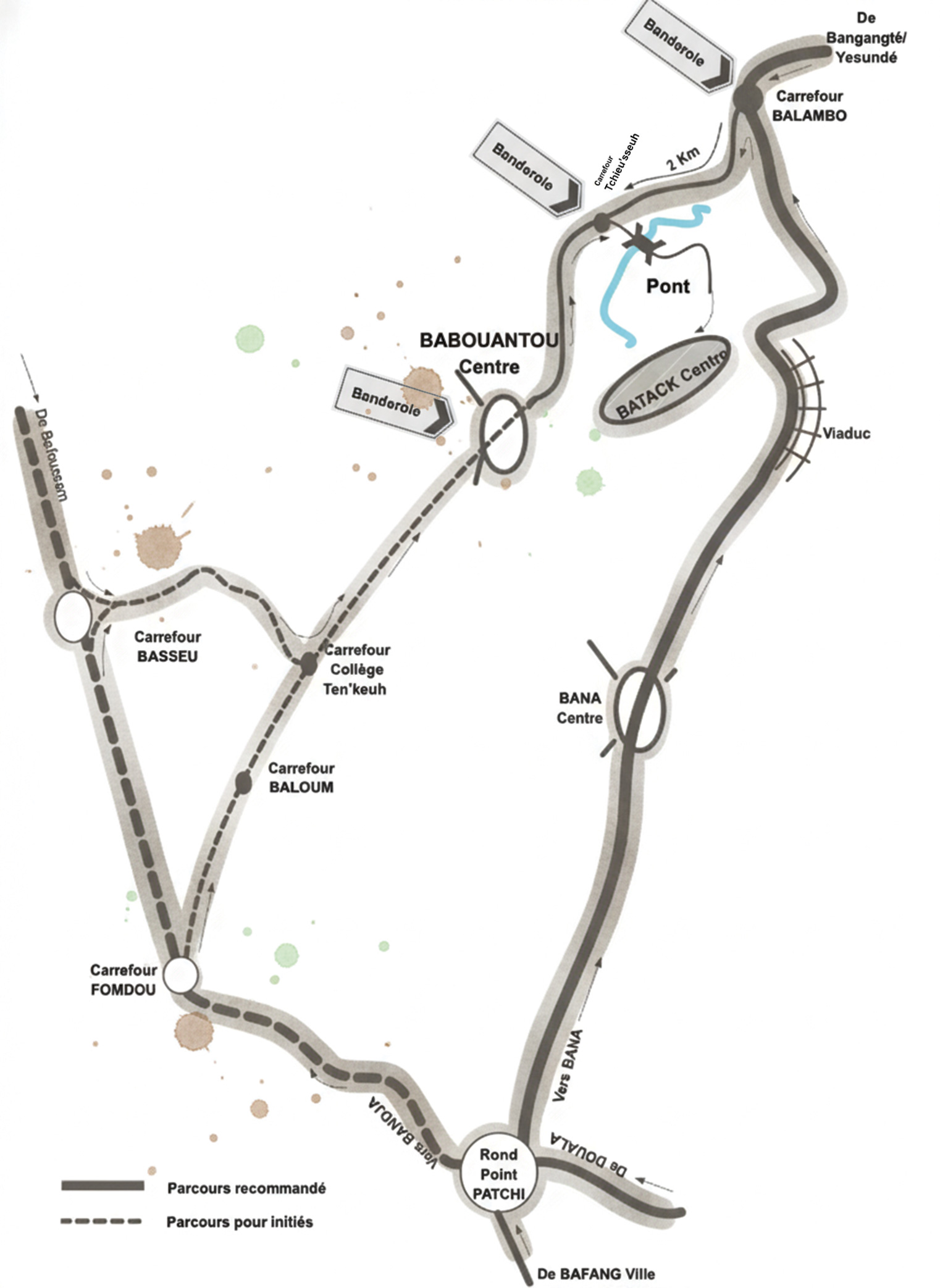 Localisation – Batack (Babouantou) : Foyer et Maison Tagni TCHOUAWOU